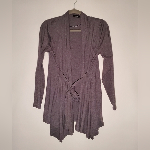 APT. 9 Belted Cardigan- Womens-Size XL-Gray - Picture 1 of 12